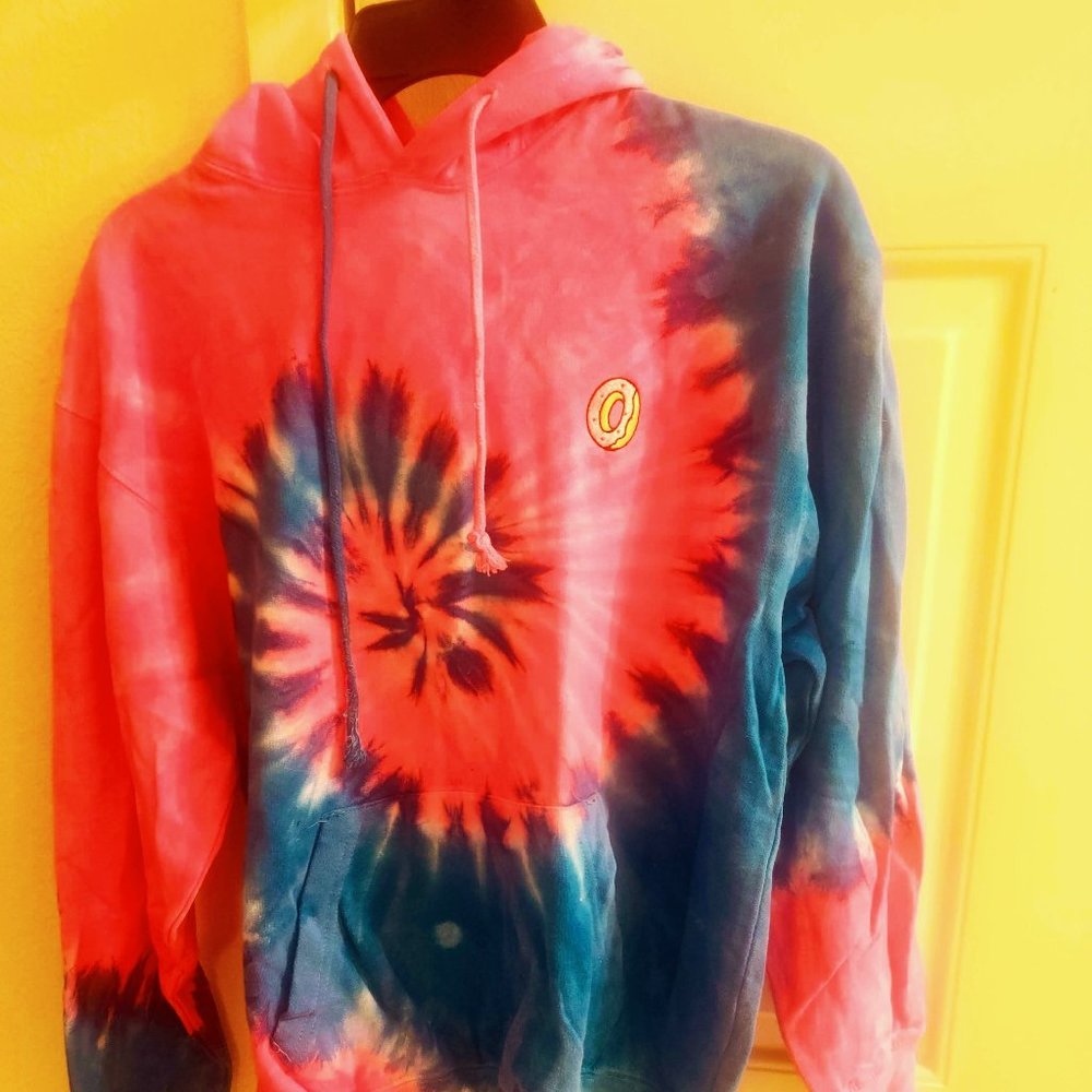 Odd future tie-dye hoody sweatshirt
